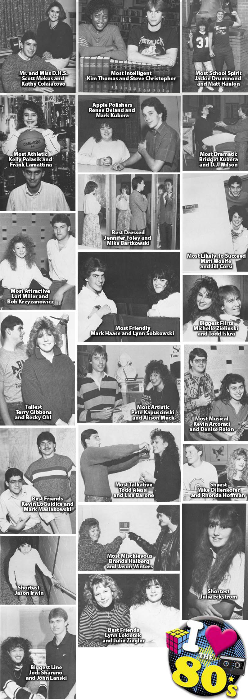 DHS 1989 Senior Superlatives